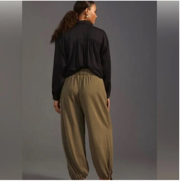 NWT Anthropologie Bungee Parachute Cargo Army Green Pants XS - Picture 7 of 7